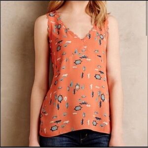 Anthropologie Maeve Sea Turtles Top